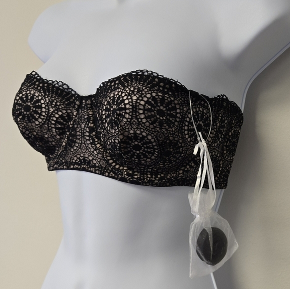 Free People Starla Underwire Multiway Bra Black 32C - Picture 9 of 16